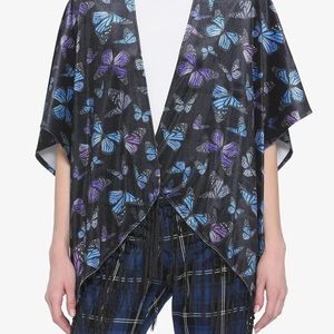 Velvet Butterfly Kimono Size: LX/2X